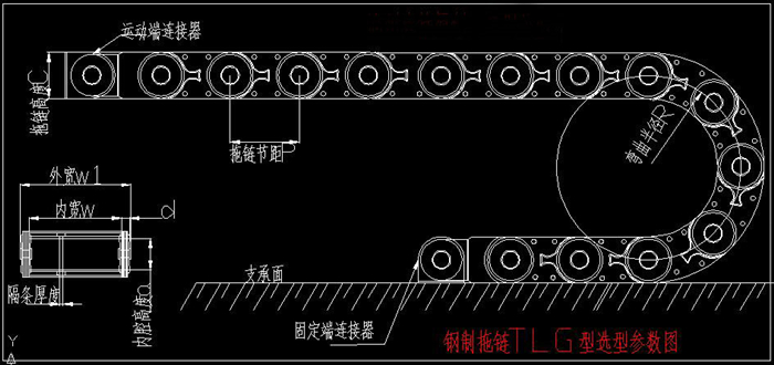 TLG拖链参数